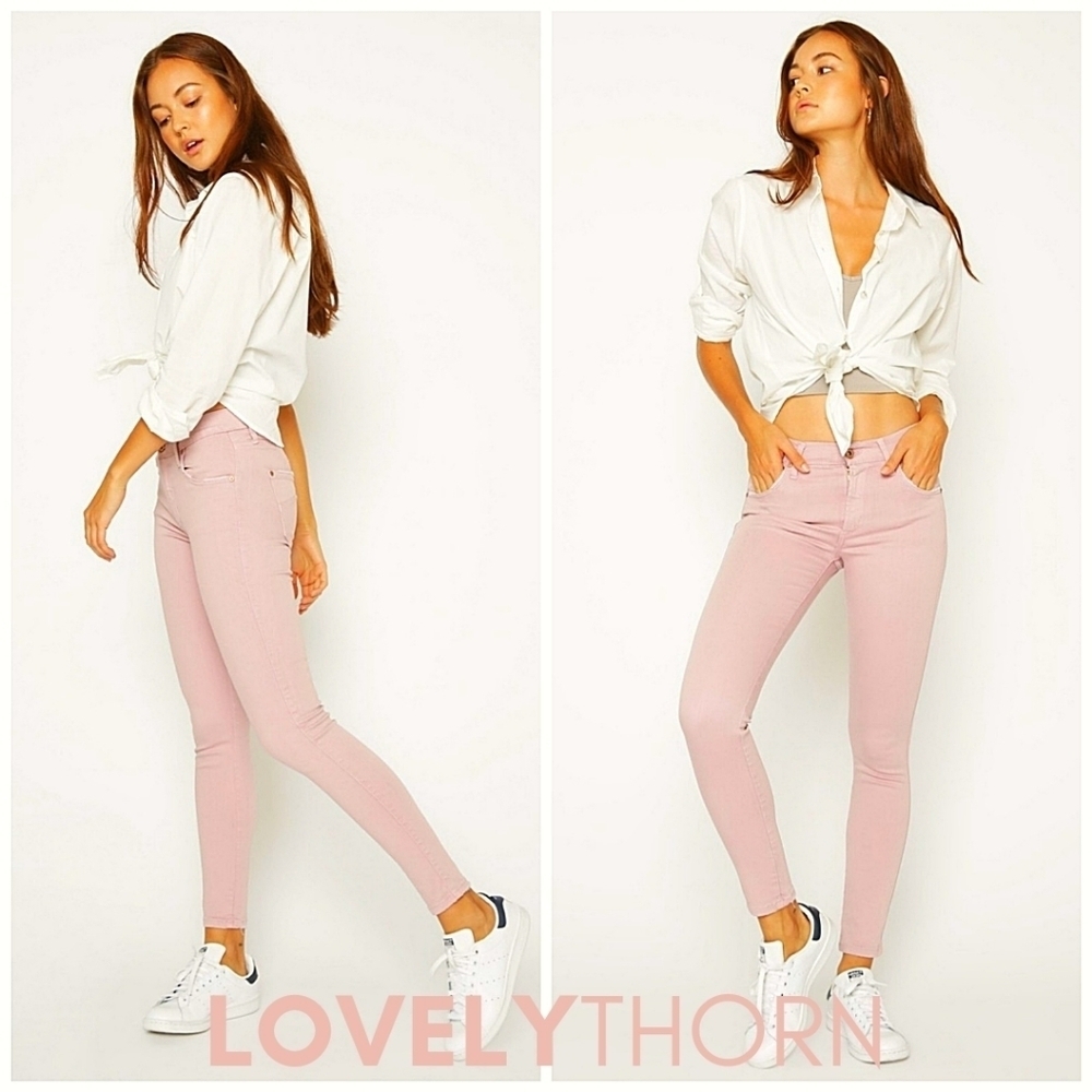 JAMES JEANS // ultra-flattering twiggy skinny orchid stretch denim jeans